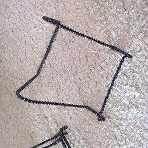 Set of 3 twisted wire easels